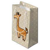 Petit Sac Cadeau Cartoon mignon bébé Giraffe & Pois (Devant Angle)
