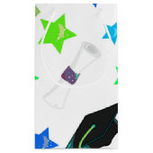 Petit Sac Cadeau Casquette et étoiles tendance (Dos)