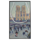 Petit Sac Cadeau Cathédrale Notre-Dame Paris France Peinture classi (Dos)