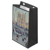Petit Sac Cadeau Cathédrale Notre-Dame Paris France Peinture classi (Devant Angle)