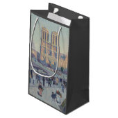 Petit Sac Cadeau Cathédrale Notre-Dame Paris France Peinture classi (Dos Angle)