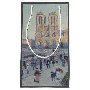 Petit Sac Cadeau Cathédrale Notre-Dame Paris France Peinture classi