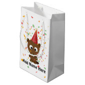 Petit Sac Cadeau Cavalier du Parti Cute Confetti (Dos Angle)