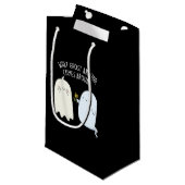 Petit Sac Cadeau Ce Fantôme Arrive Autour Du Jeu Halloween (Devant Angle)