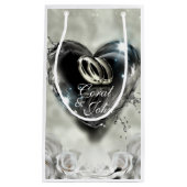 Petit Sac Cadeau Ce que Dieu a uni (Argent) Mariage (Devant)