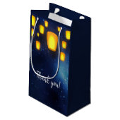 Petit Sac Cadeau Célébration des lanternes flottantes (Dos Angle)