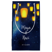 Petit Sac Cadeau Célébration des lanternes flottantes (Devant)