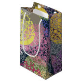 Petit Sac Cadeau Cercle mignon abstrait de point de polka (Devant Angle)