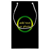 Petit Sac Cadeau Cercle rayonnant inspiré de la Jamaïque (Dos)