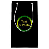 Petit Sac Cadeau Cercle rayonnant inspiré de la Jamaïque (Devant)