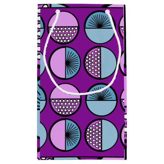 Petit Sac Cadeau Cercles et étoiles (Dos)