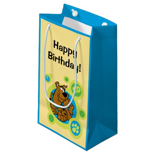 Petit Sac Cadeau Cercles Scooby-Doo SD Badge (Devant Angle)