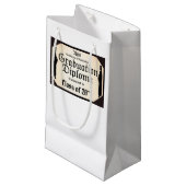 Petit Sac Cadeau Certificat d'obtention du diplôme (Devant Angle)