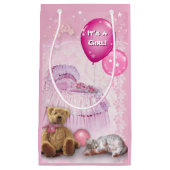 Petit Sac Cadeau C'est une fille ! (Devant)