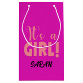Petit Sac Cadeau C'est une fille Sarah (Dos)
