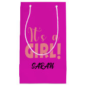 Petit Sac Cadeau C'est une fille Sarah (Devant)