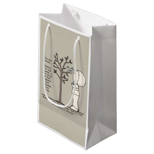 Petit Sac Cadeau Cet endroit (Devant Angle)