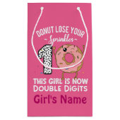Petit Sac Cadeau Cette fille est maintenant double chiffres 10e ann (Dos)
