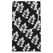 Petit Sac Cadeau Chalkboard Floral Leaf Wedding Favoriser (Dos)