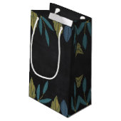 Petit Sac Cadeau Chalkboard Leaf Wedding Favoriser (Dos Angle)