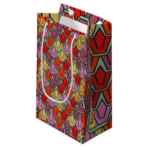 Petit Sac Cadeau Champ de tulipe mixte