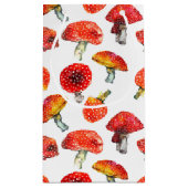 Petit Sac Cadeau Champignons d'aquarelle motif de chute (Dos)