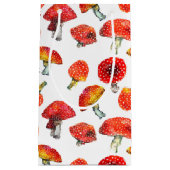 Petit Sac Cadeau Champignons d'aquarelle motif de chute (Devant)