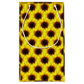 Petit Sac Cadeau Champs de tournesol (Dos)