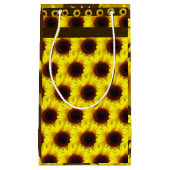 Petit Sac Cadeau Champs de tournesol (Devant)