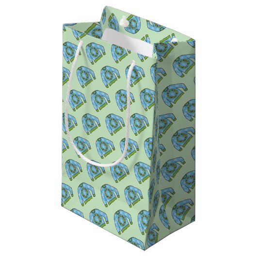 Petit Sac Cadeau Chandails de vacances (Devant Angle)