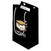 Petit Sac Cadeau Chanter amusant Puns de semence foncé BG (Devant Angle)