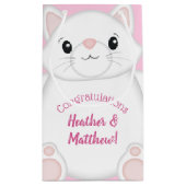 Petit Sac Cadeau Chat Baby shower Kitty Rose (Dos)