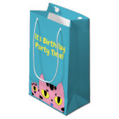 Petit Sac Cadeau Chat de poche Alien (Devant Angle)