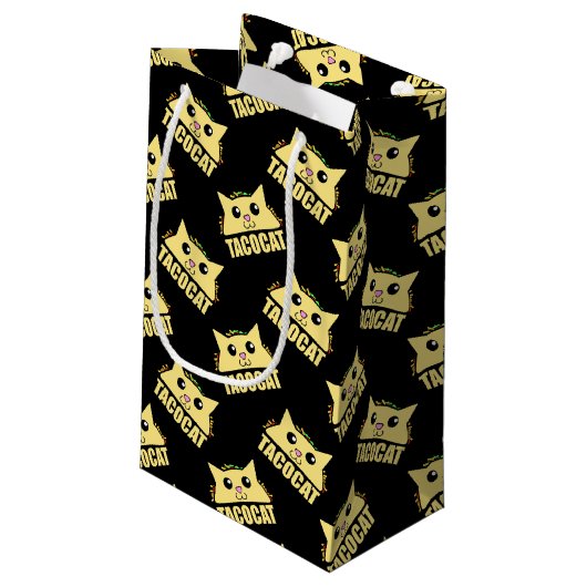 Petit Sac Cadeau Chat de taco (Dos Angle)
