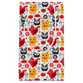 Petit Sac Cadeau Chat, dragon, et panda chanceux de la Chine (Devant)