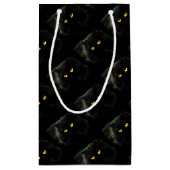 Petit Sac Cadeau Chat noir (Dos)