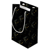 Petit Sac Cadeau Chat noir (Dos Angle)