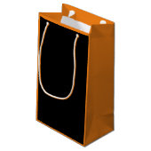 Petit Sac Cadeau Chat noir d'Halloween blanc mignon (Dos Angle)