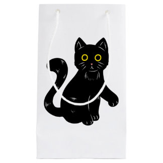 Petit Sac Cadeau Chat noir Halloween enfants T-shirt
