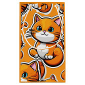Petit Sac Cadeau Chaton Orange Purdy (Dos)