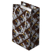 Petit Sac Cadeau Chatons Joueurs (Dos Angle)