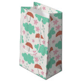 Petit Sac Cadeau Chats en pluie (Dos Angle)