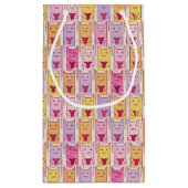 Petit Sac Cadeau Chats mignons avec les coeurs affectueux (Dos)