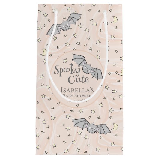 Petit Sac Cadeau Chauves-souris neutres de genre Éffrayant Baby sho (Devant)