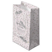 Petit Sac Cadeau Chauves-souris roses Éffrayant Baby shower mignon (Devant Angle)