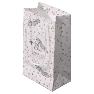 Petit Sac Cadeau Chauves-souris roses Éffrayant Baby shower mignon