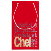 Petit Sac Cadeau Chef Extraordinaire (Dos)
