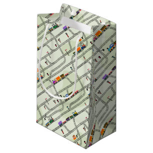 Petit Sac Cadeau Chemin de fer