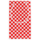 Petit Sac Cadeau Chèques croates rouges et blancs (Dos)