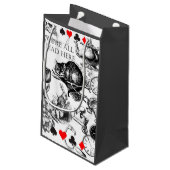 Petit Sac Cadeau Cheshire Chat classique alice au merveilleux fou (Dos Angle)